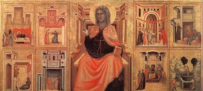 MASTER of Saint Cecilia Saint Cecilia Altarpiece china oil painting image